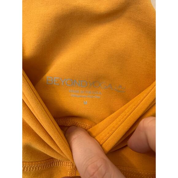 Beyond Yoga Spacedye Caught In The Midi High Waisted Legging Yellow Medium - Picture 4 of 7